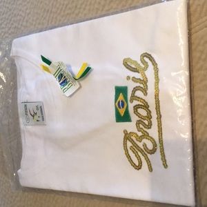💚Brazil Girls Top size L Beijing Olympics